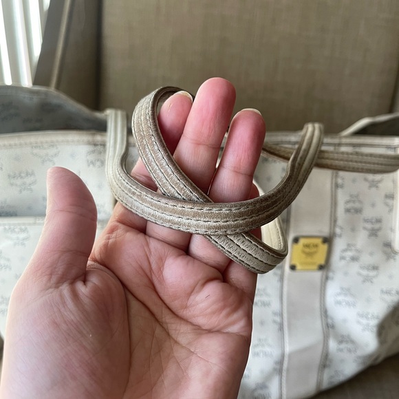 Authentic MCM large vintage tote bag (E01) - Picture 5 of 16